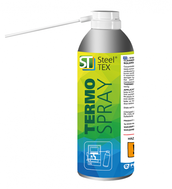 картинка Реагент для очистки камер сгорания SteelTEX Thermo Spray 400 мл от компании Нова Механика
